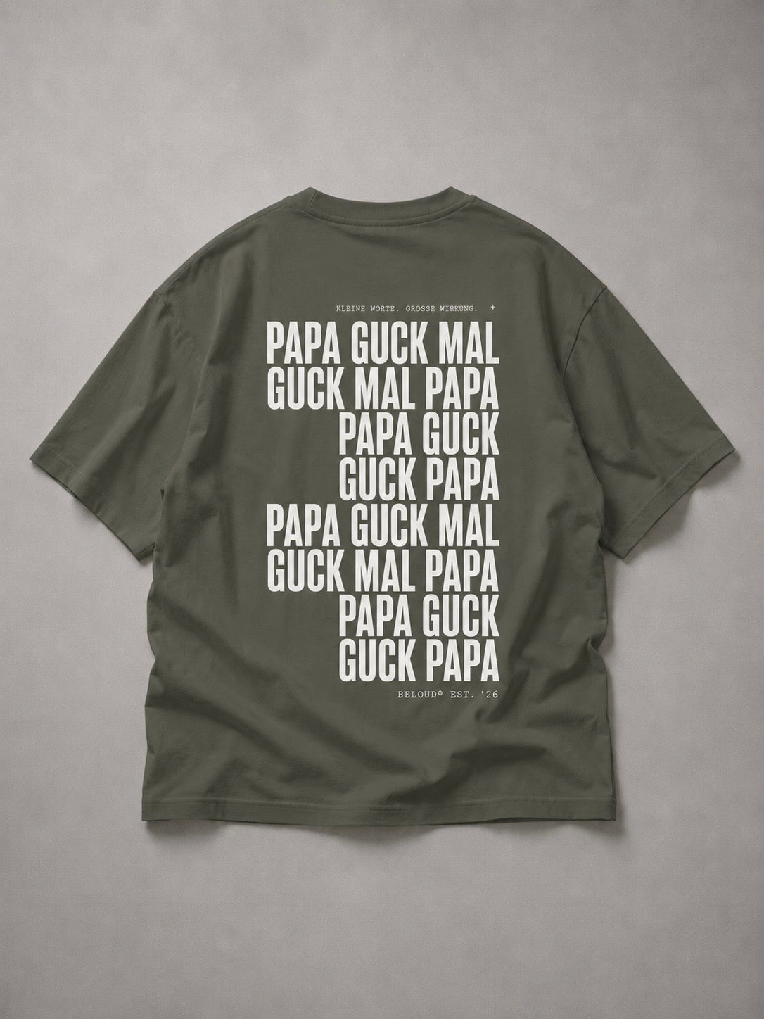 GUCK MAL PAPA Eltern Oversize Shirt