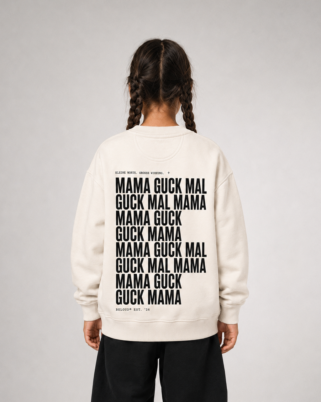 GUCK MAL MAMA Oversize Sweater