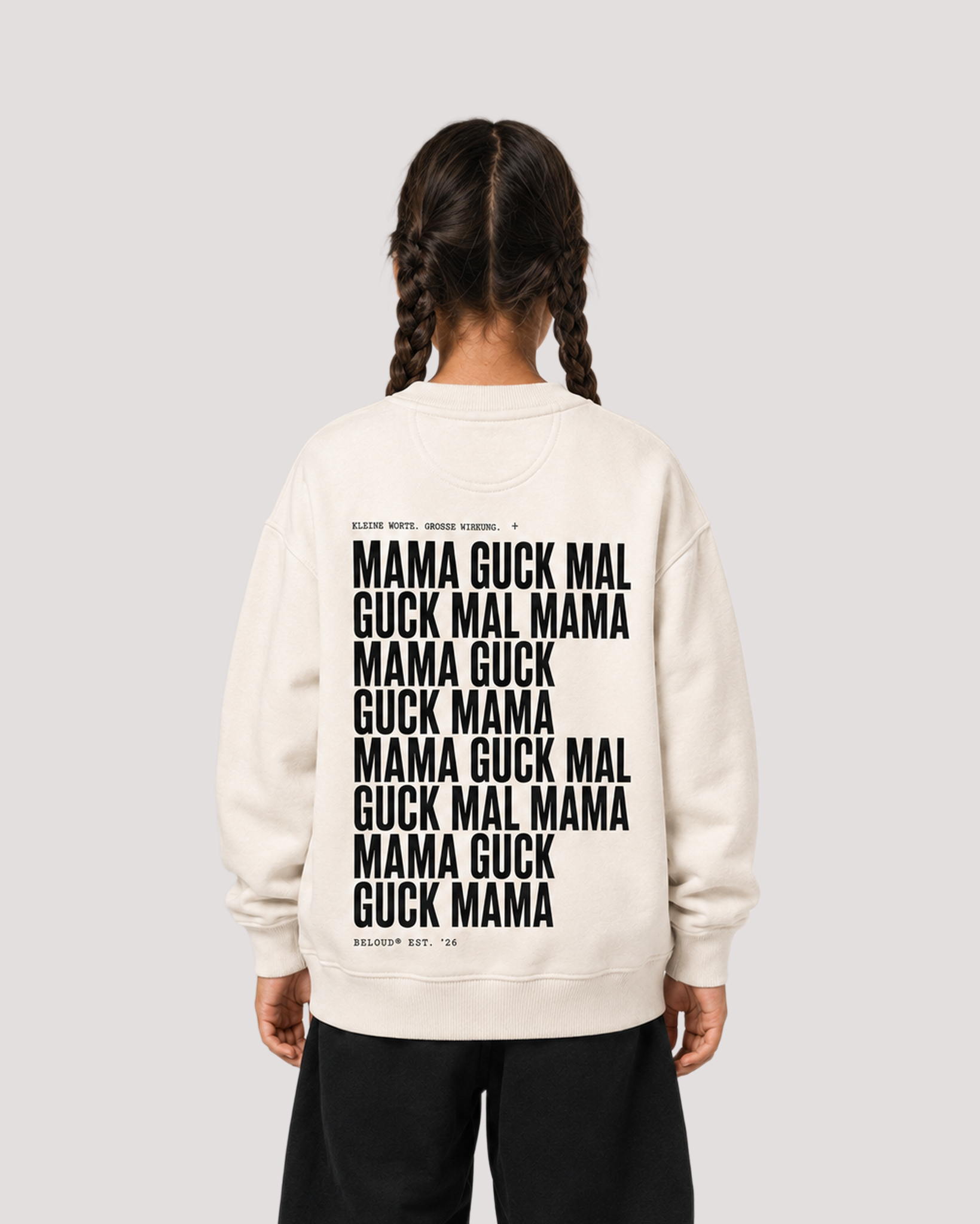 GUCK MAL MAMA Oversize Sweater