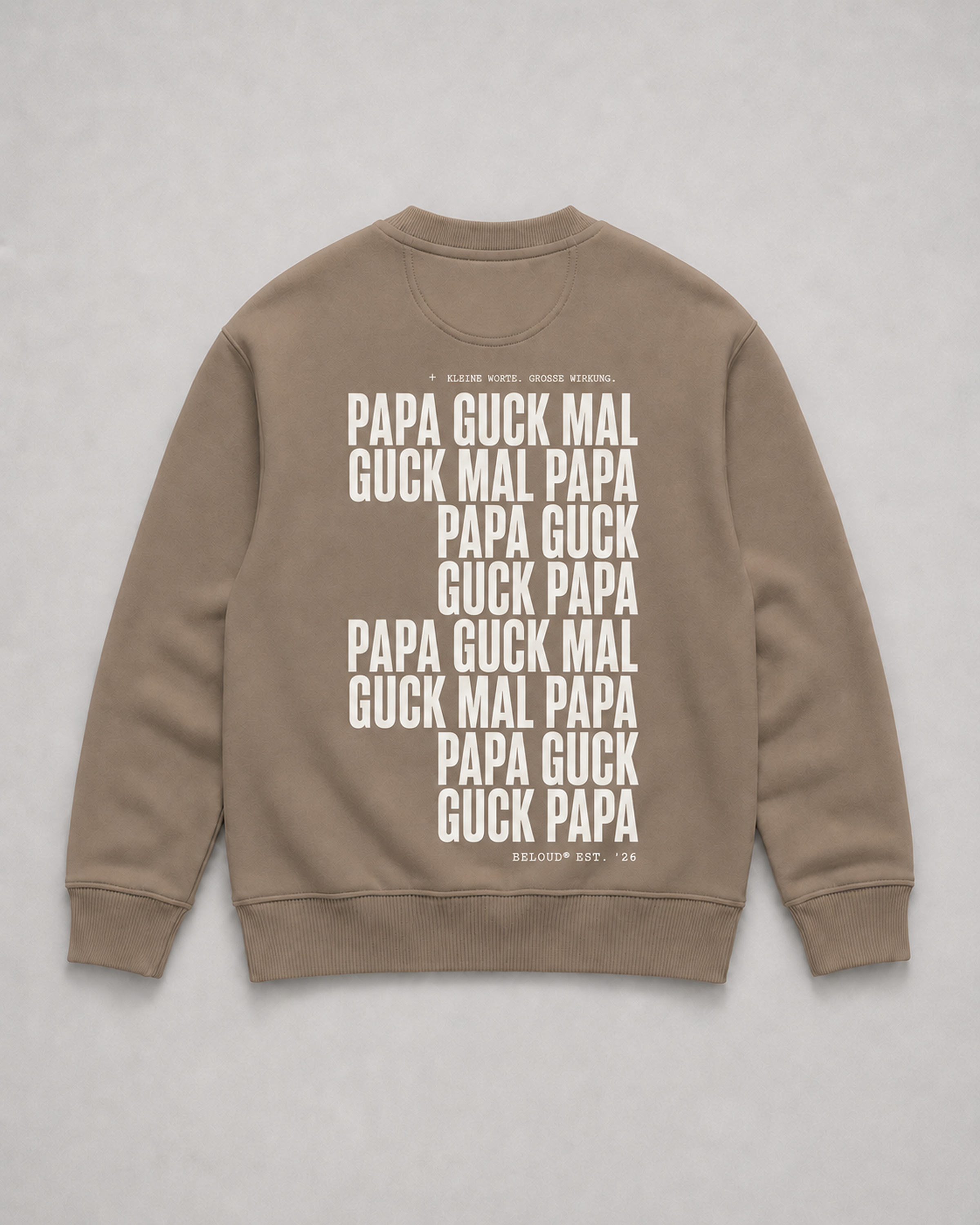 GUCK MAL PAPA Oversize Sweater
