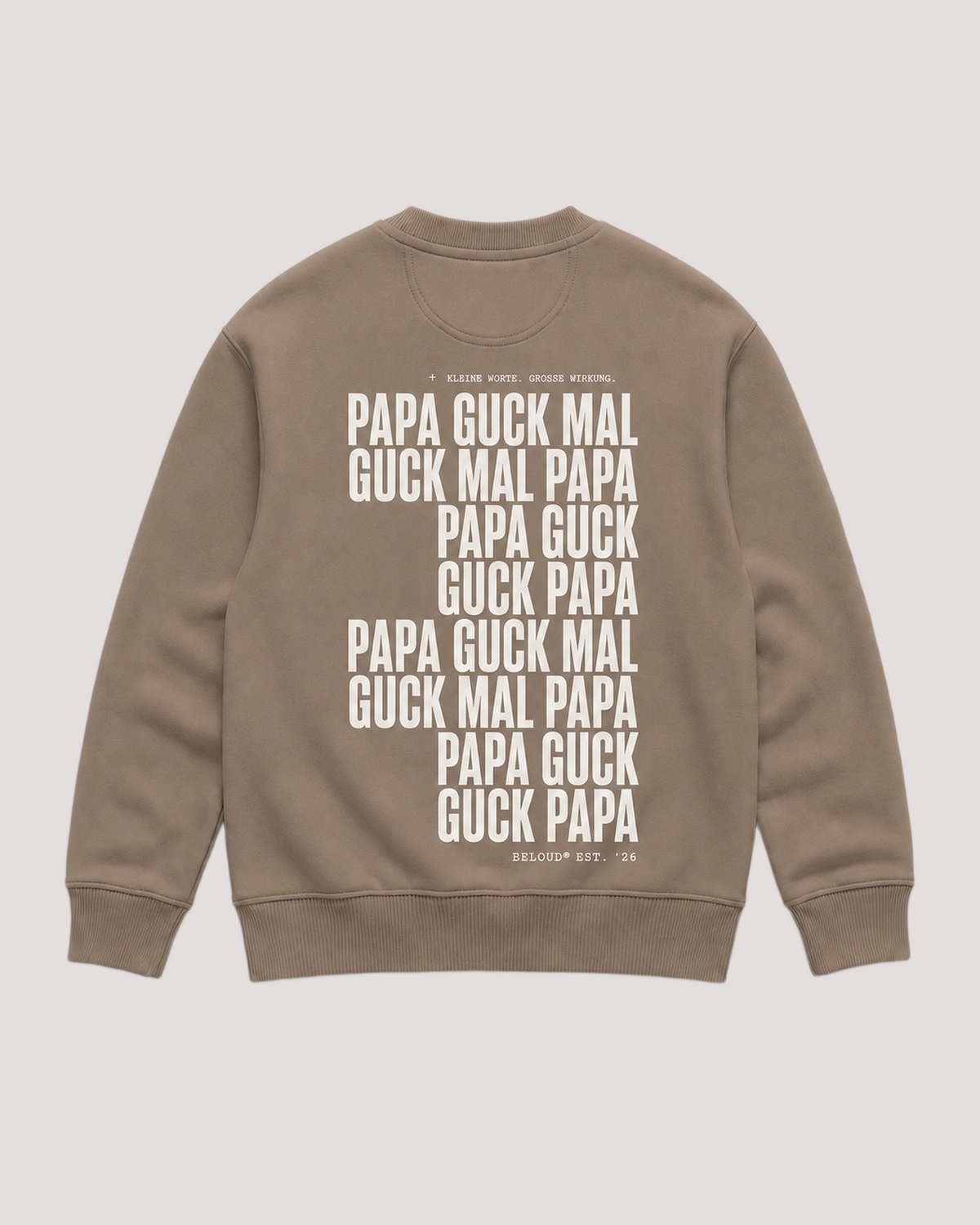 GUCK MAL PAPA Oversize Sweater