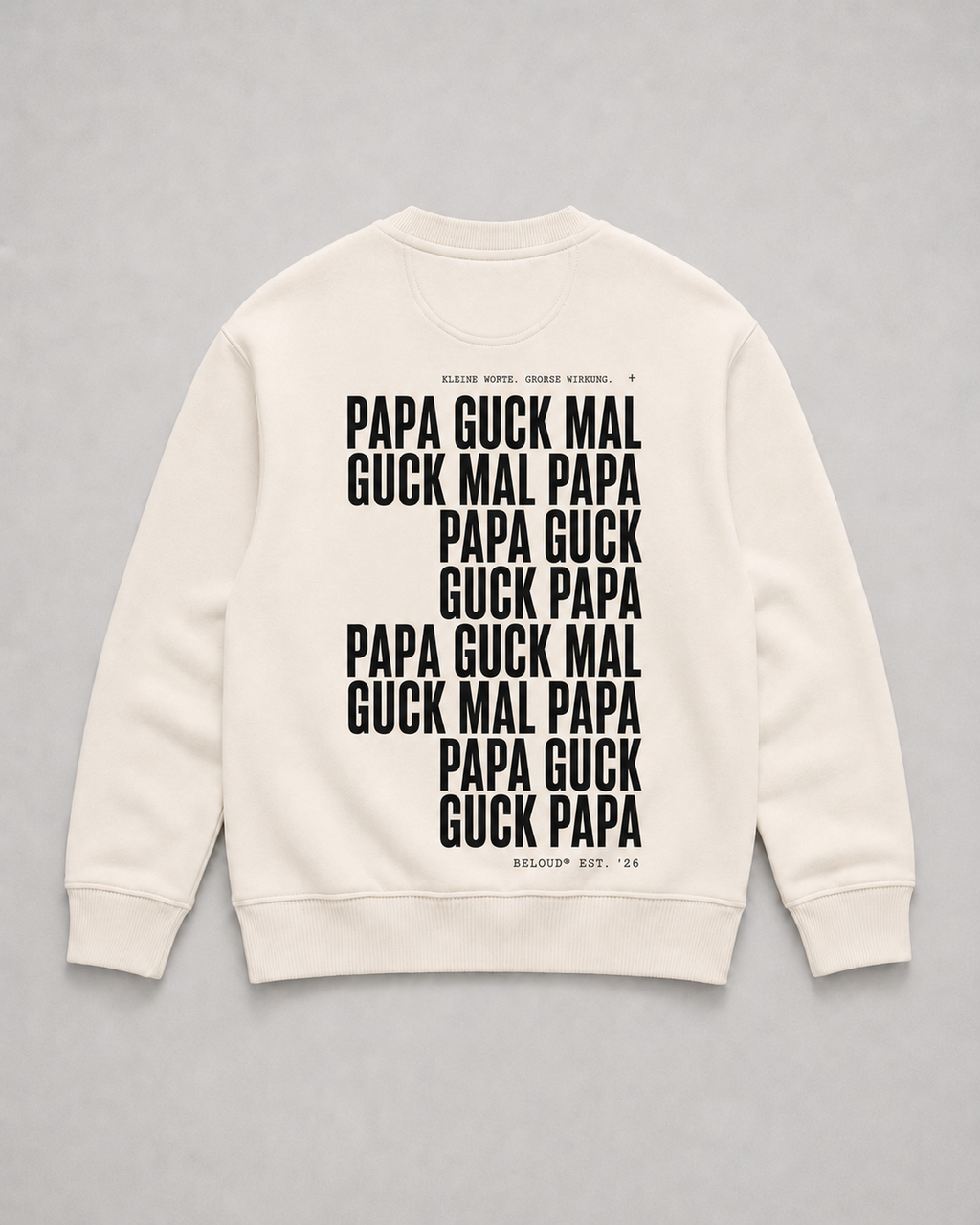 GUCK MAL PAPA Oversize Sweater