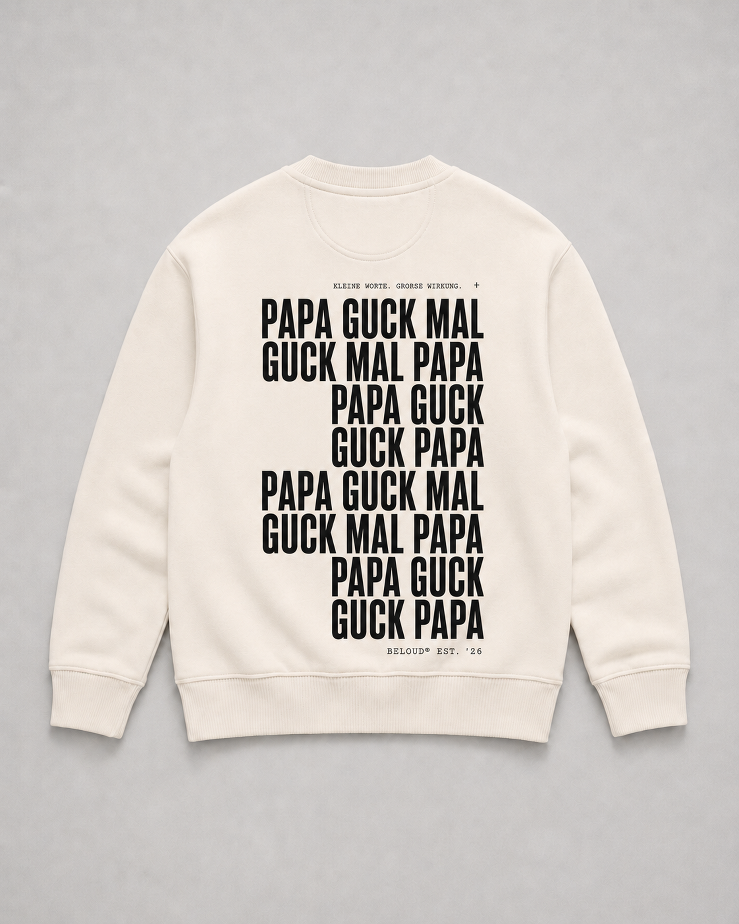 GUCK MAL PAPA Oversize Sweater