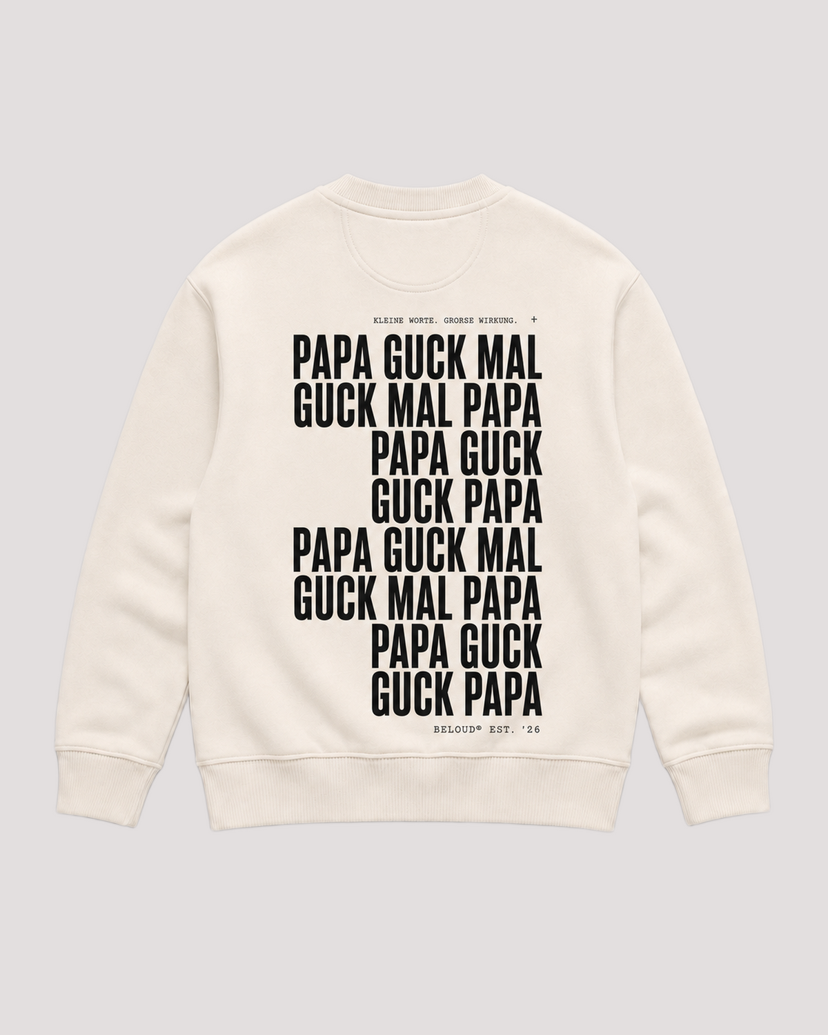 GUCK MAL PAPA Oversize Sweater