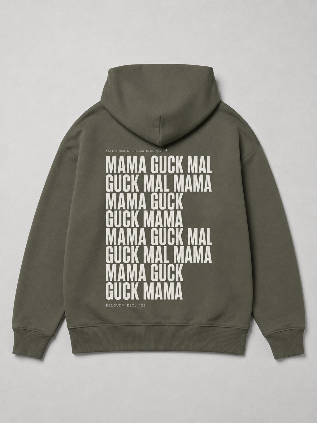 GUCK MAL MAMA Eltern Oversize Hoodie