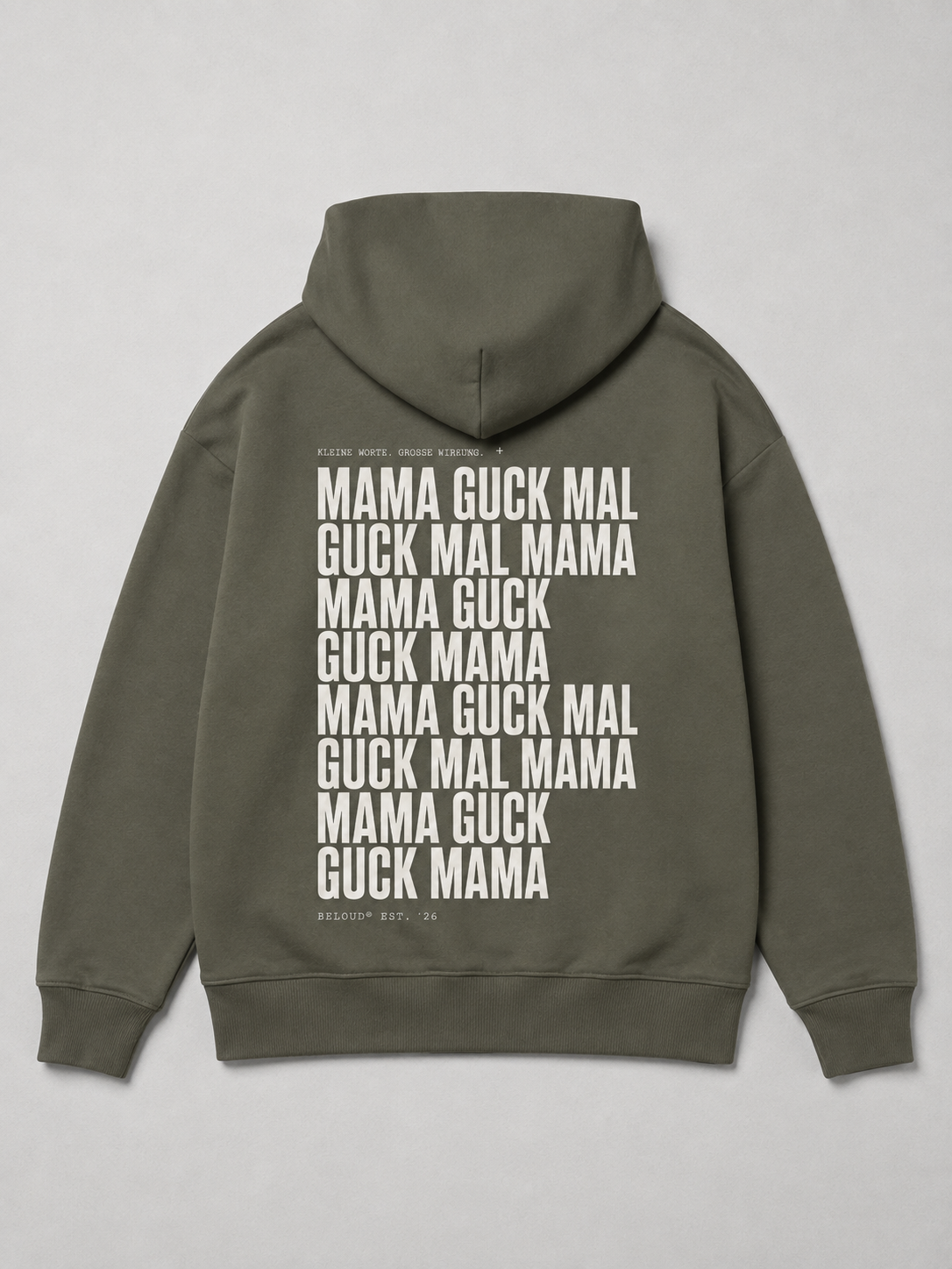 GUCK MAL MAMA Eltern Oversize Hoodie