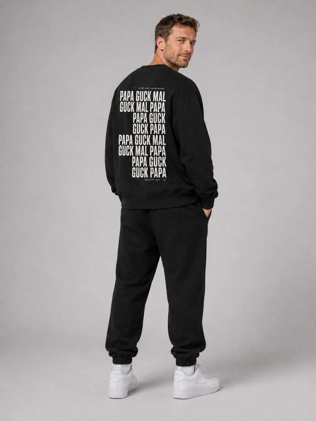 GUCK MAL PAPA Eltern Oversize Sweater