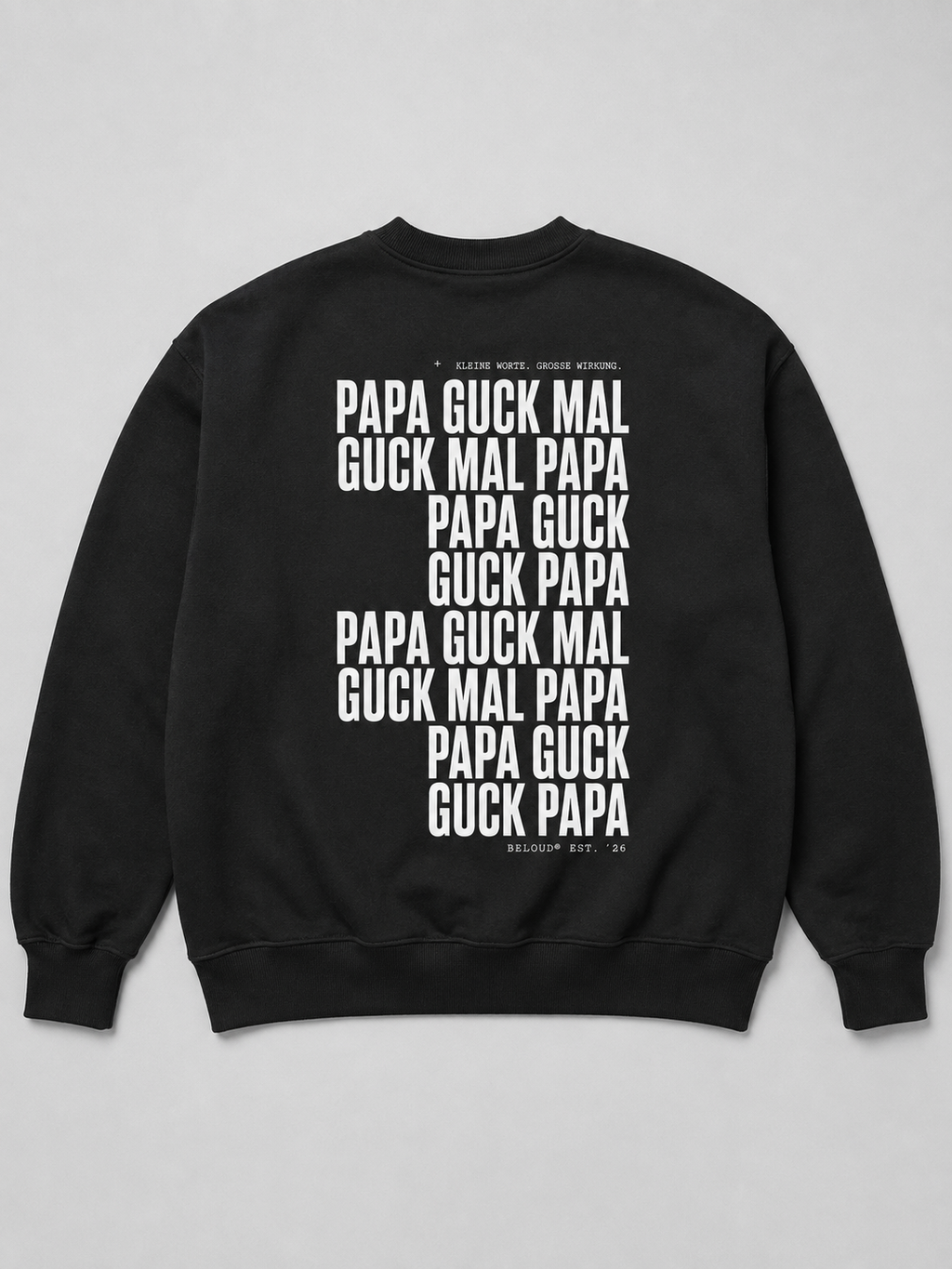 GUCK MAL PAPA Eltern Oversize Sweater