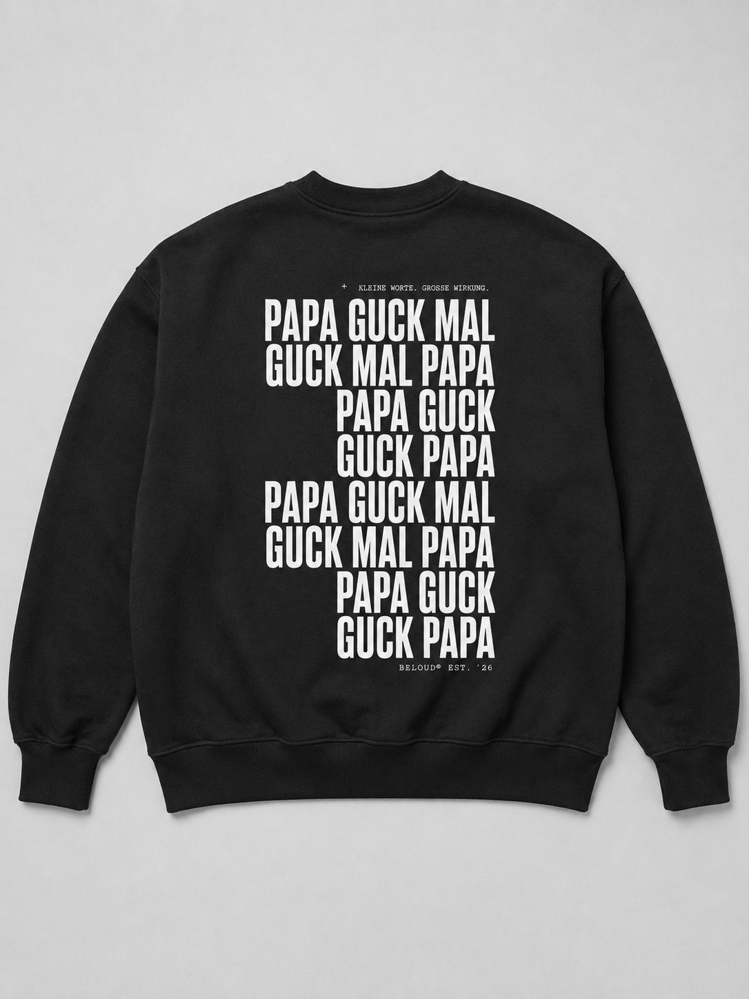 GUCK MAL PAPA Eltern Oversize Sweater