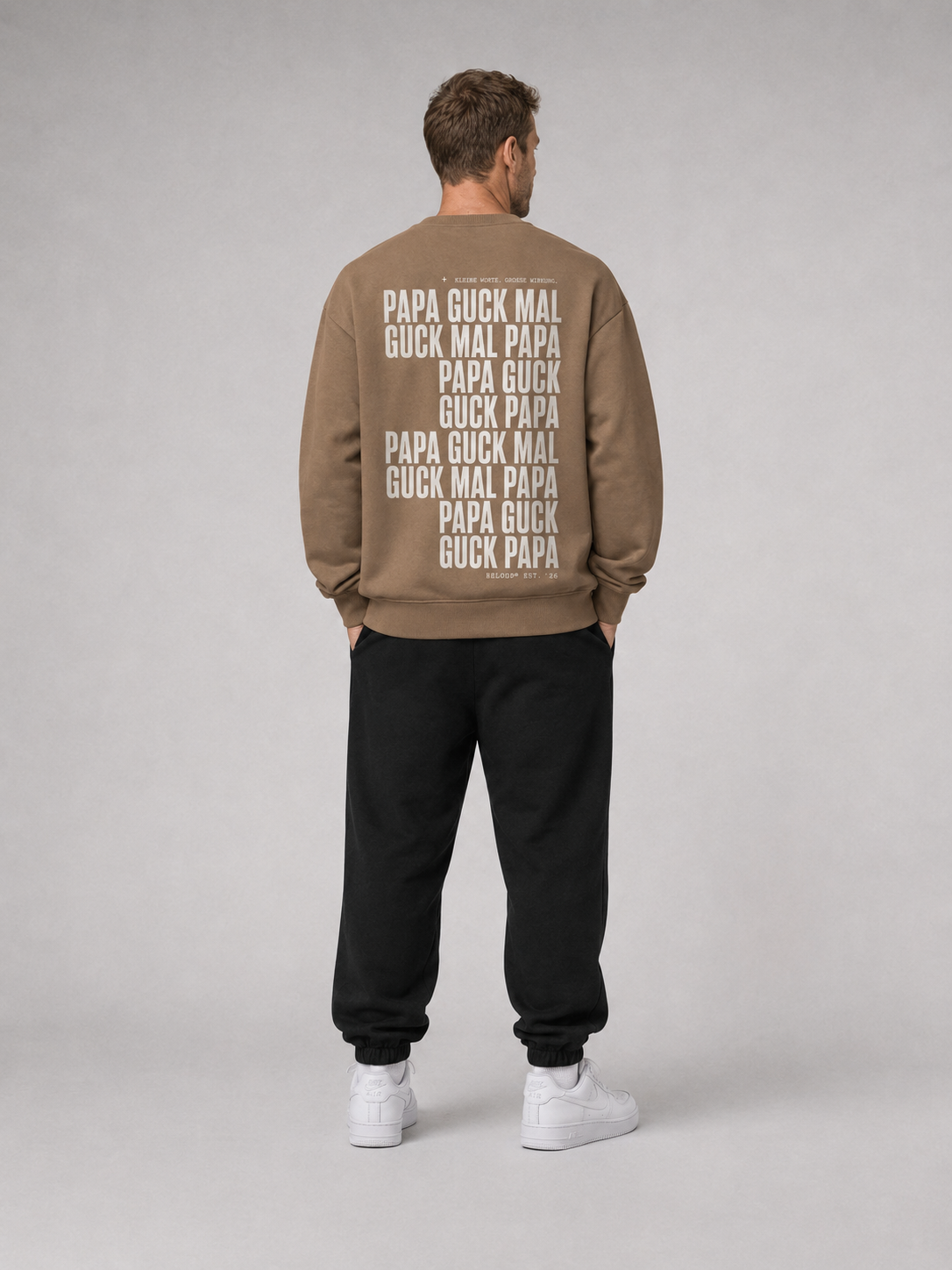 GUCK MAL PAPA Eltern Oversize Sweater