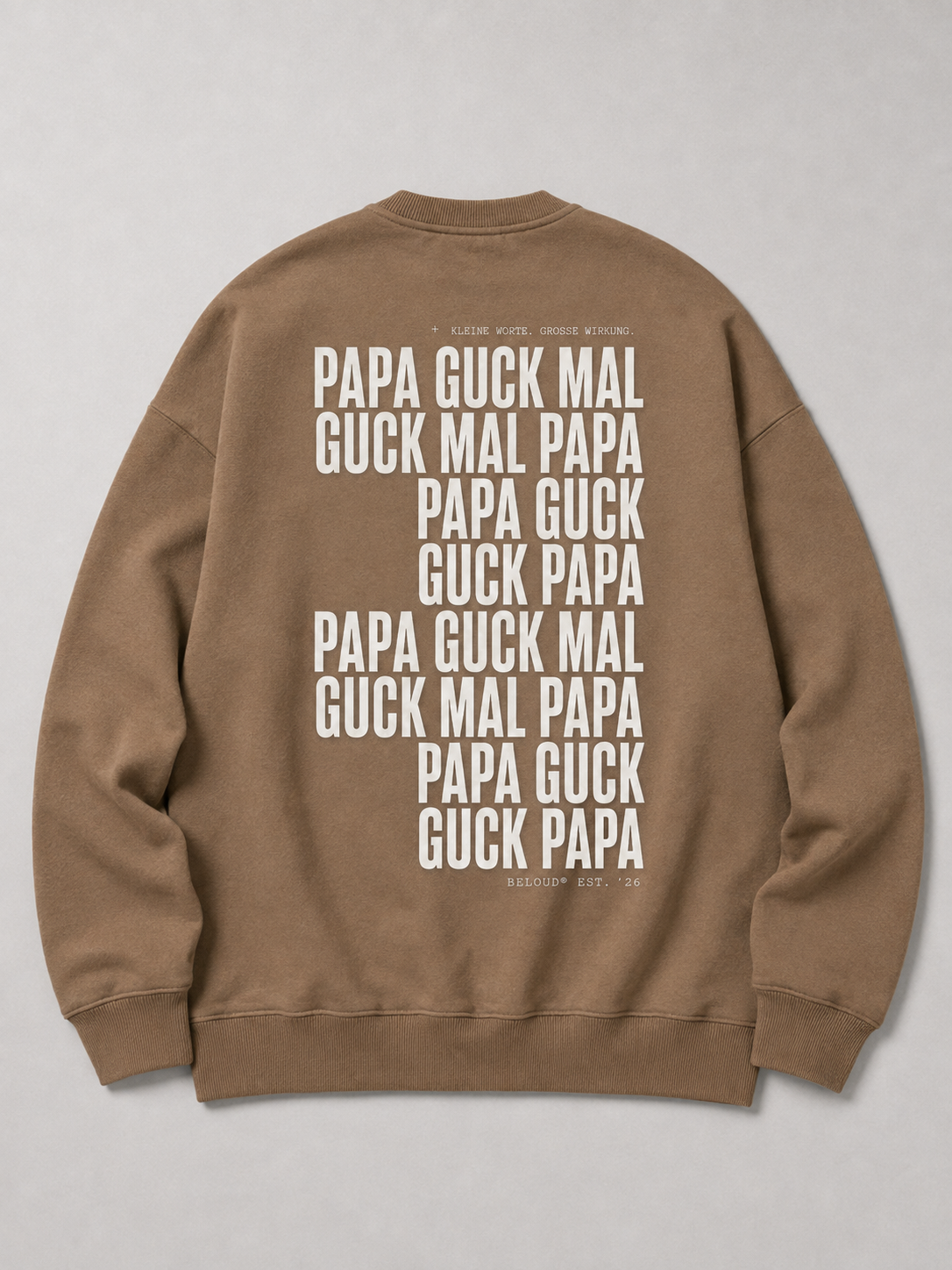 GUCK MAL PAPA Eltern Oversize Sweater