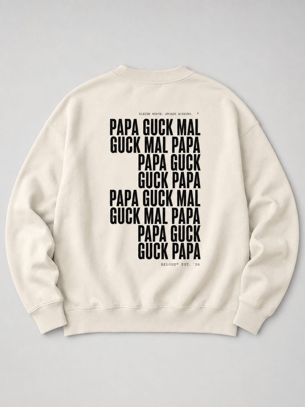 GUCK MAL PAPA Eltern Oversize Sweater