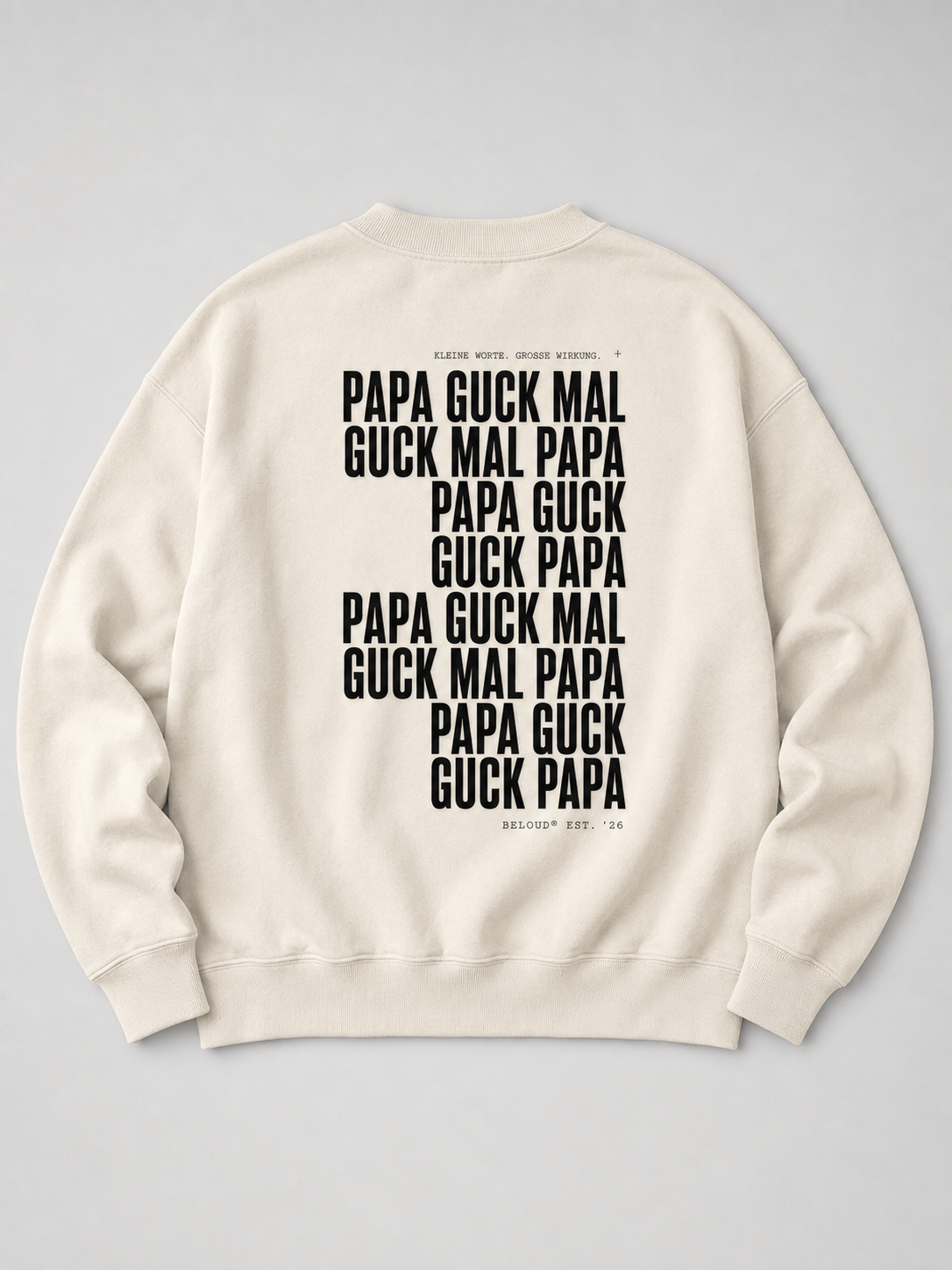 GUCK MAL PAPA Eltern Oversize Sweater