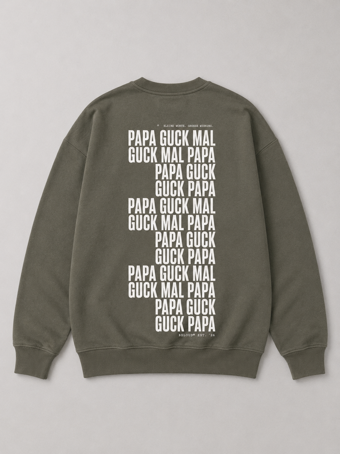 GUCK MAL PAPA Eltern Oversize Sweater