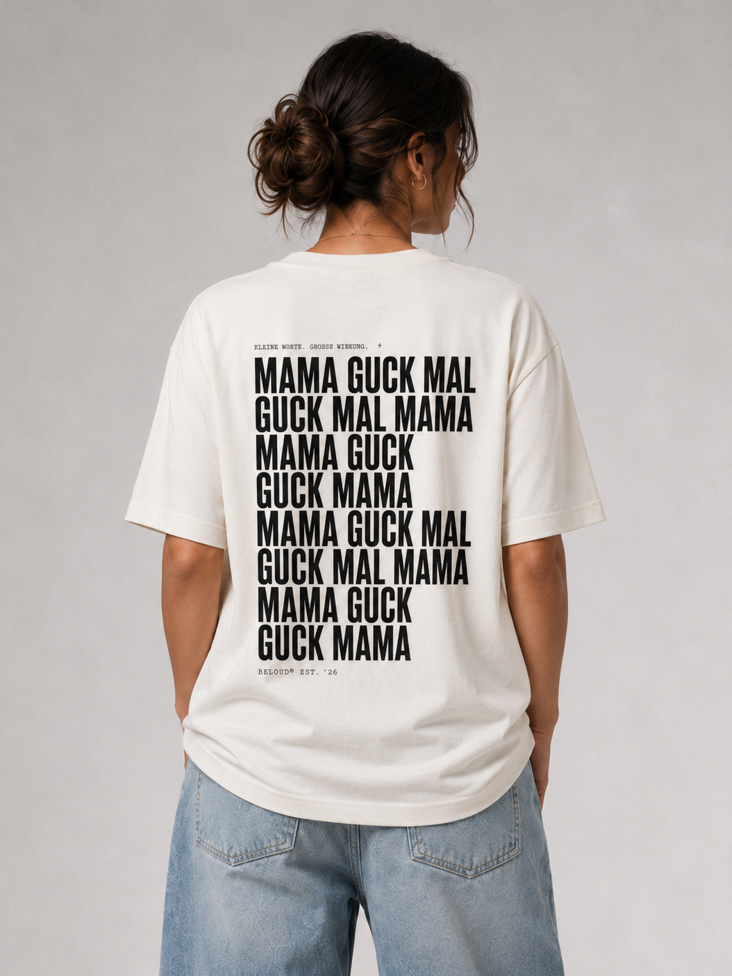 GUCK MAL MAMA Eltern Oversize Shirt