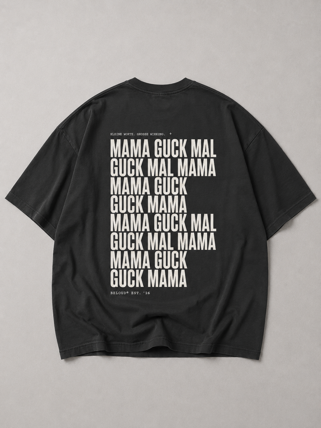 GUCK MAL MAMA Eltern Oversize Shirt