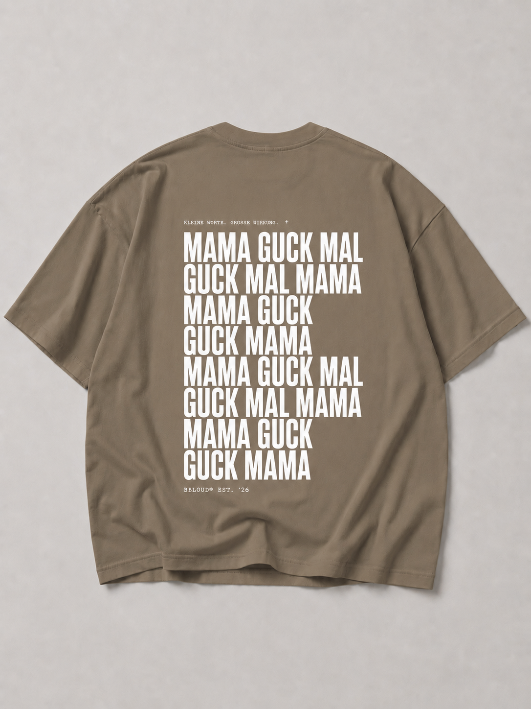 GUCK MAL MAMA Eltern Oversize Shirt