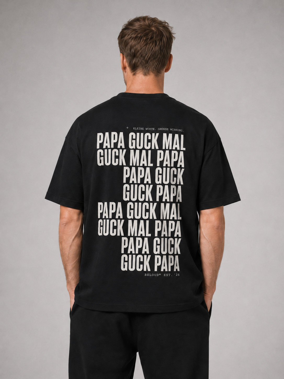 GUCK MAL PAPA Eltern Oversize Shirt