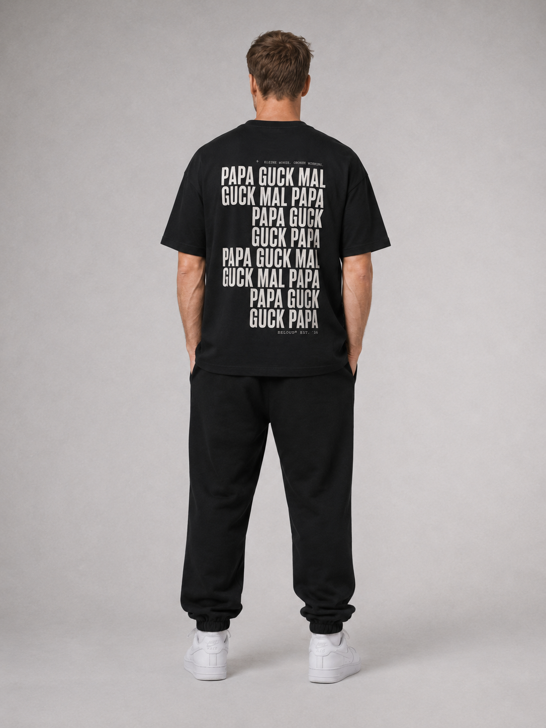 GUCK MAL PAPA Eltern Oversize Shirt