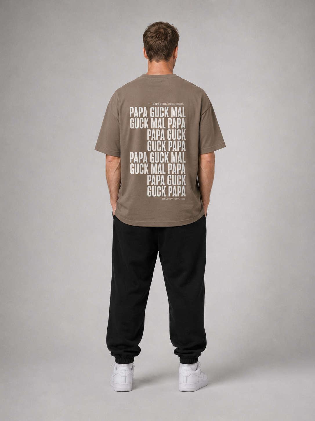 GUCK MAL PAPA Eltern Oversize Shirt