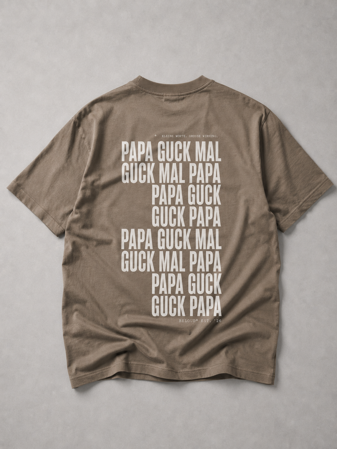 GUCK MAL PAPA Eltern Oversize Shirt