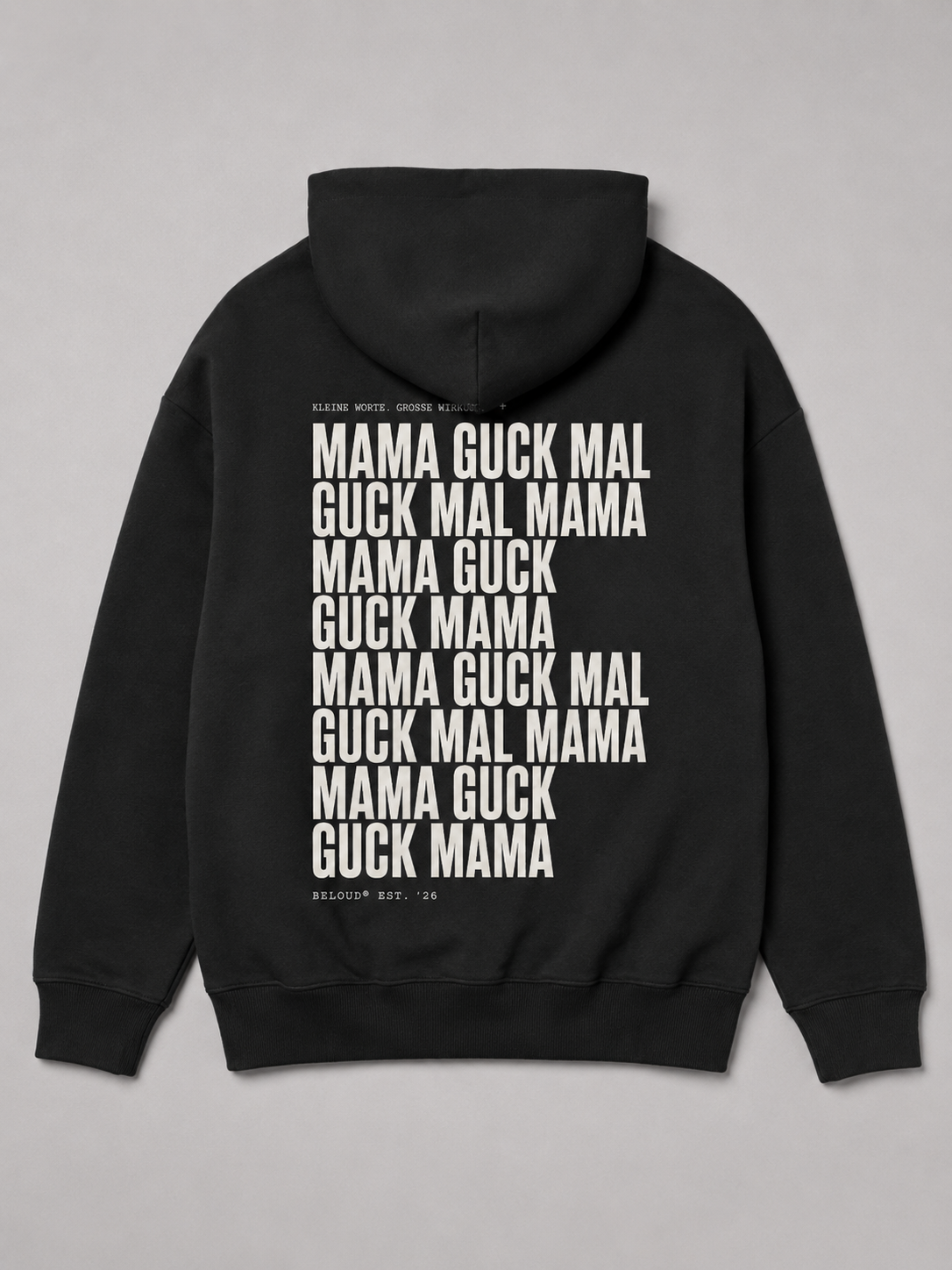 GUCK MAL MAMA Eltern Oversize Hoodie