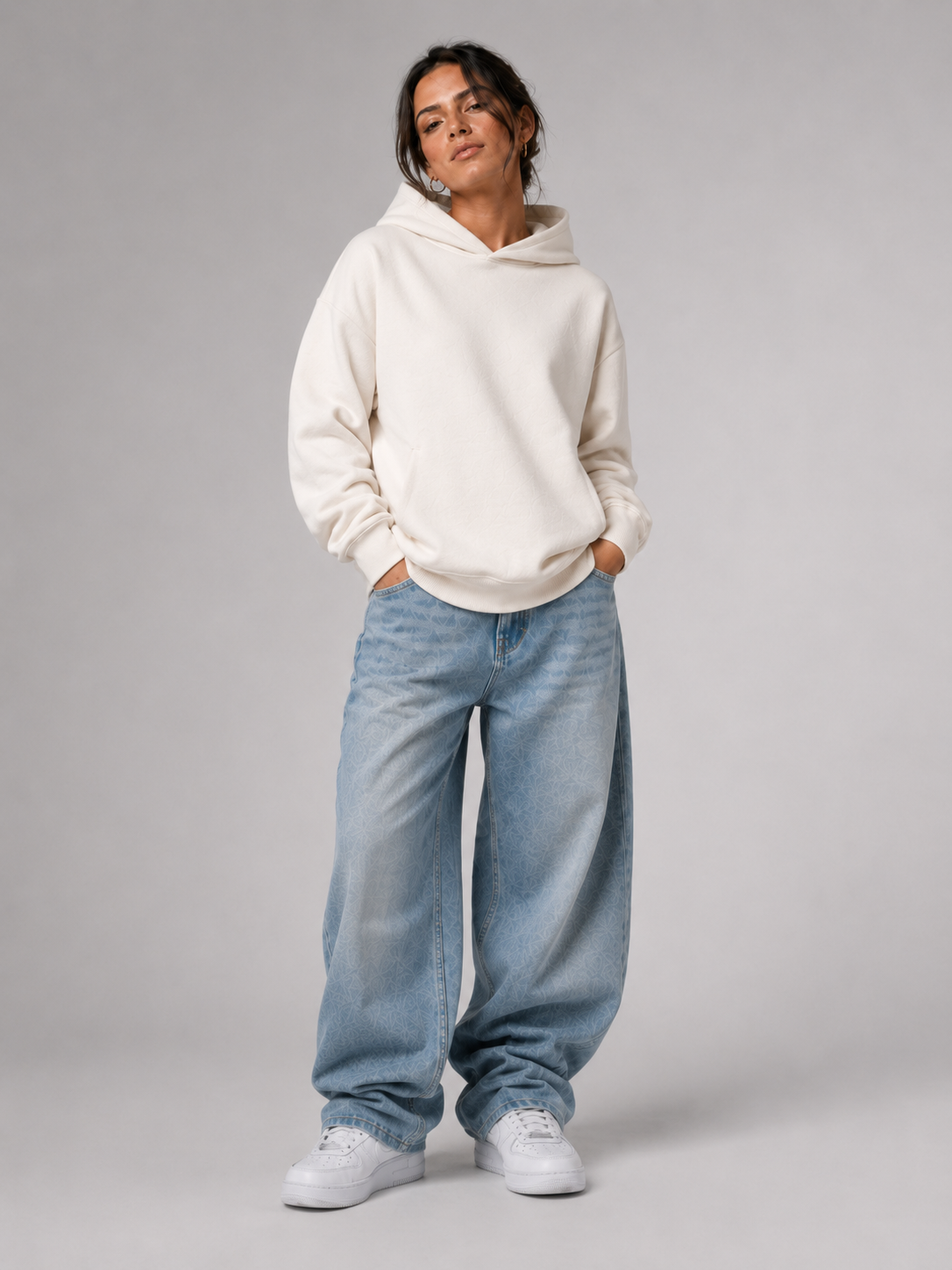 GUCK MAL MAMA Eltern Oversize Hoodie
