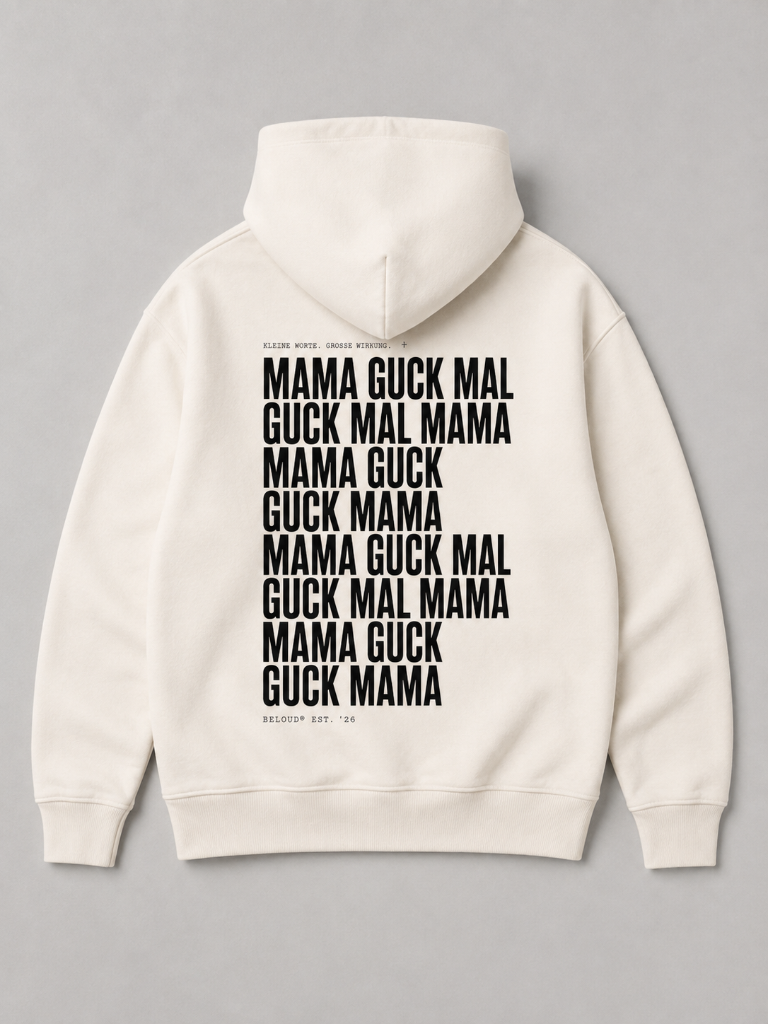 GUCK MAL MAMA Eltern Oversize Hoodie