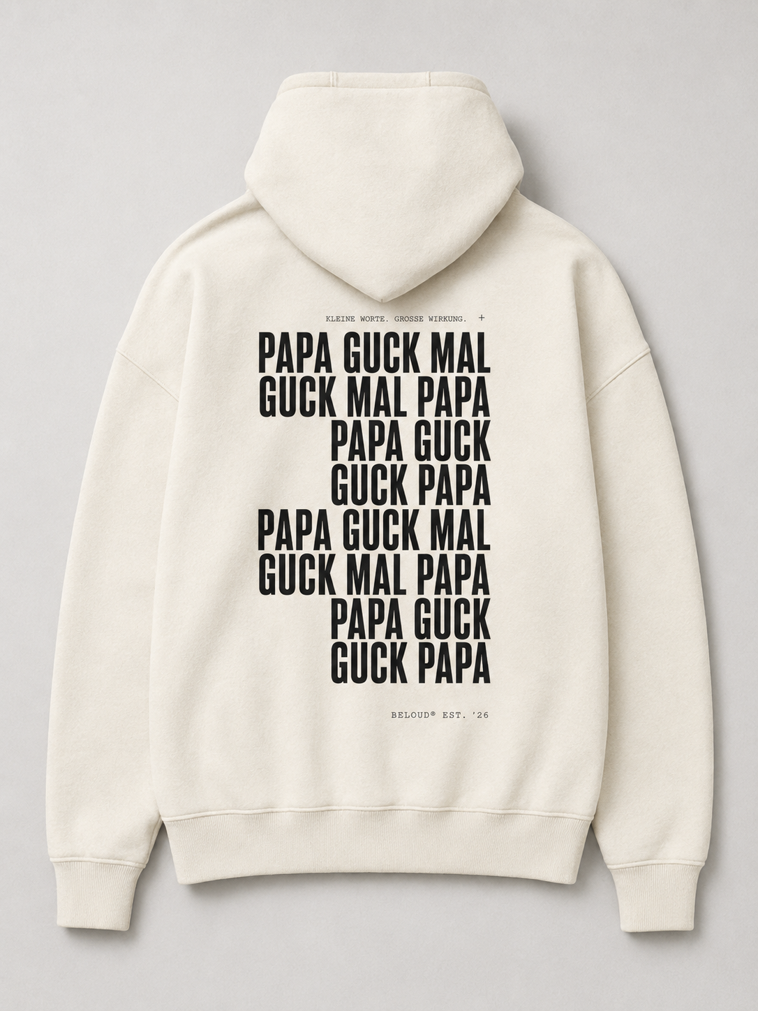 GUCK MAL PAPA Eltern Oversize Hoodie