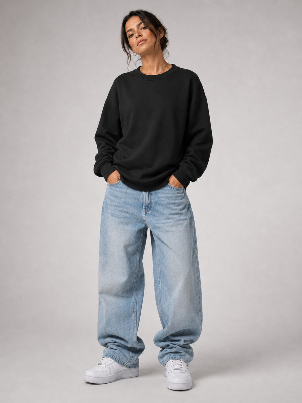 GUCK MAL MAMA Eltern Oversize Sweater