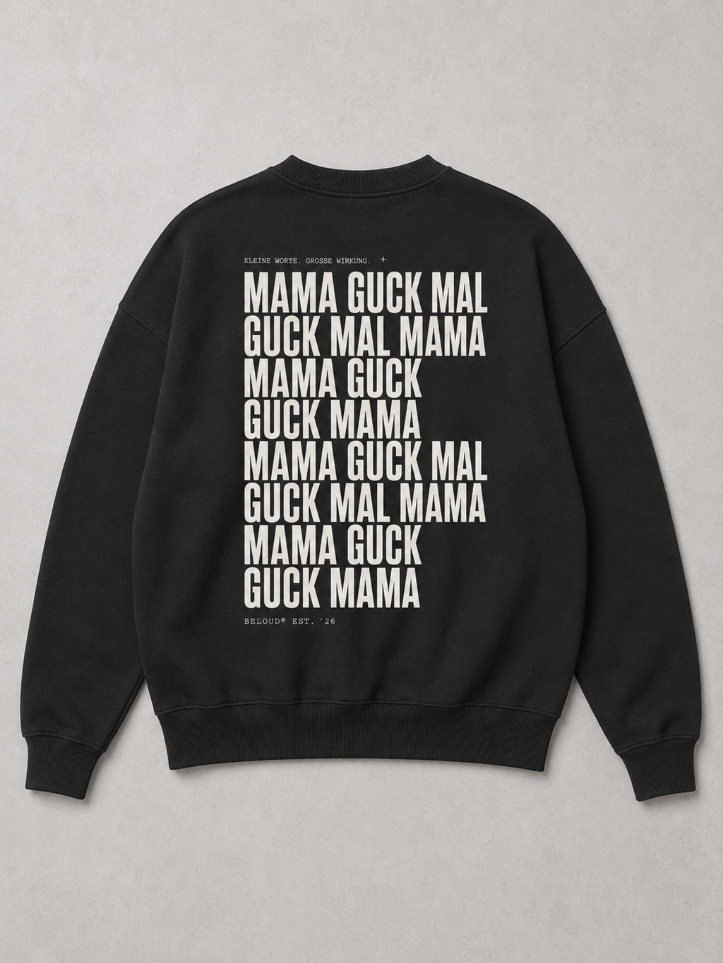 GUCK MAL MAMA Eltern Oversize Sweater