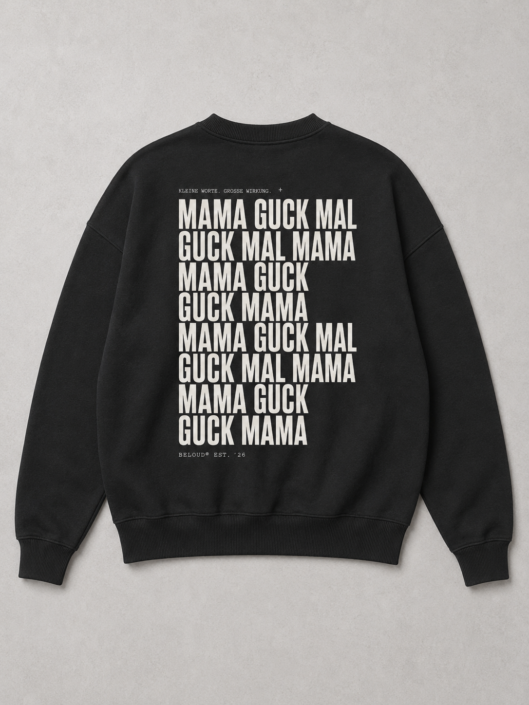 GUCK MAL MAMA Eltern Oversize Sweater