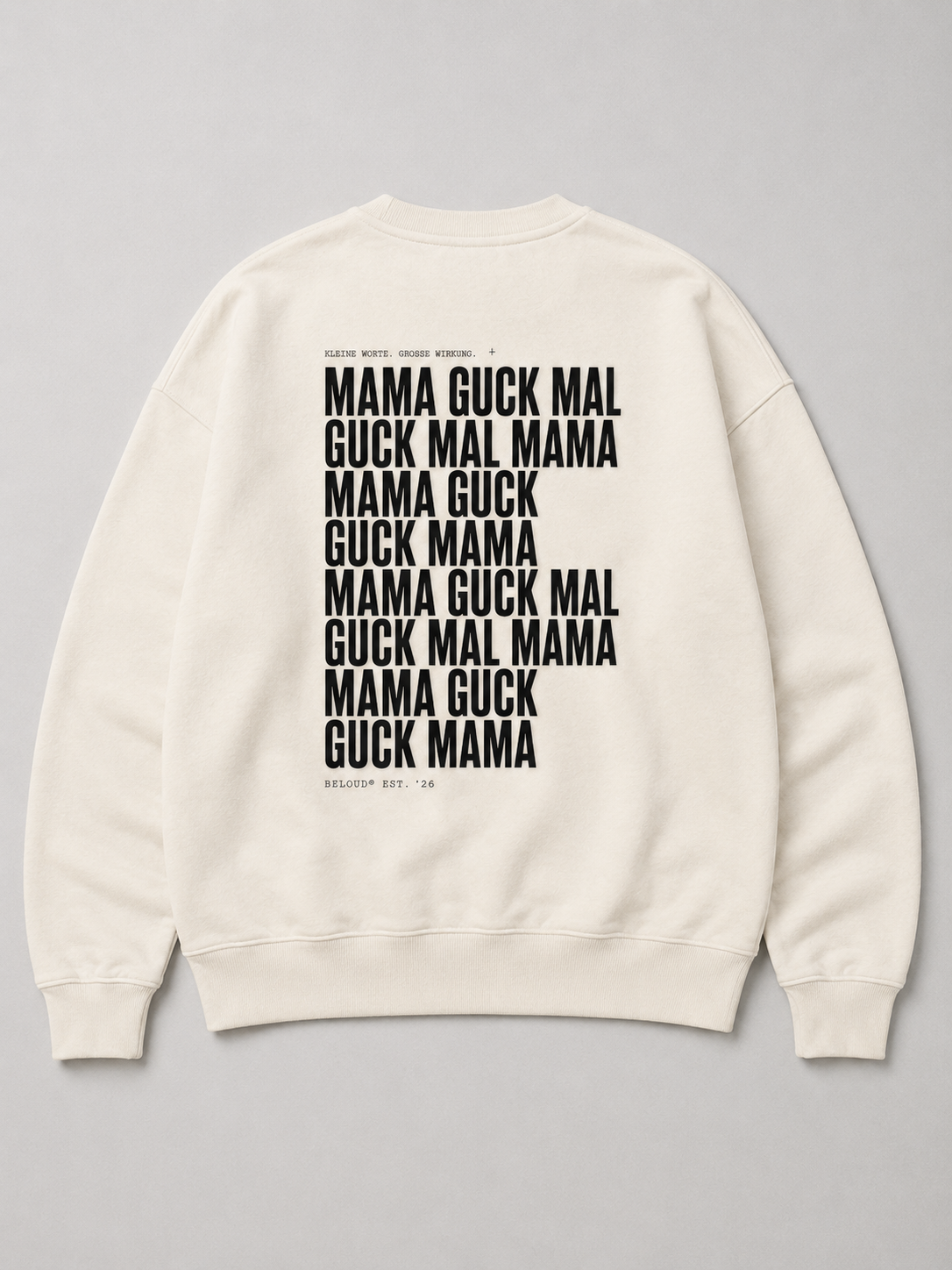 GUCK MAL MAMA Eltern Oversize Sweater