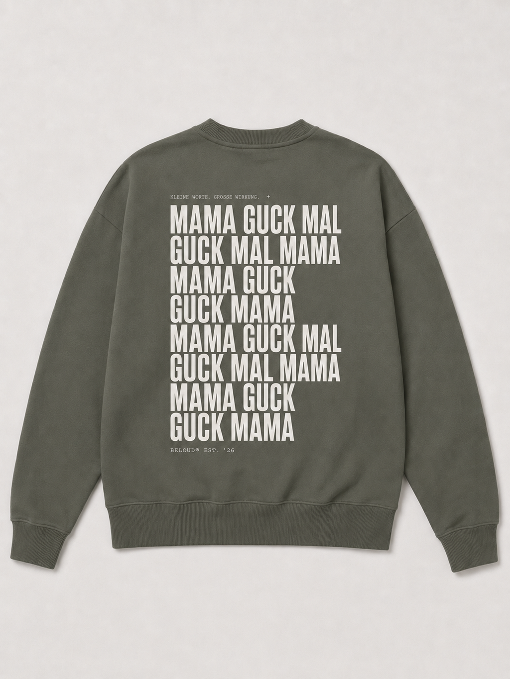 GUCK MAL MAMA Eltern Oversize Sweater