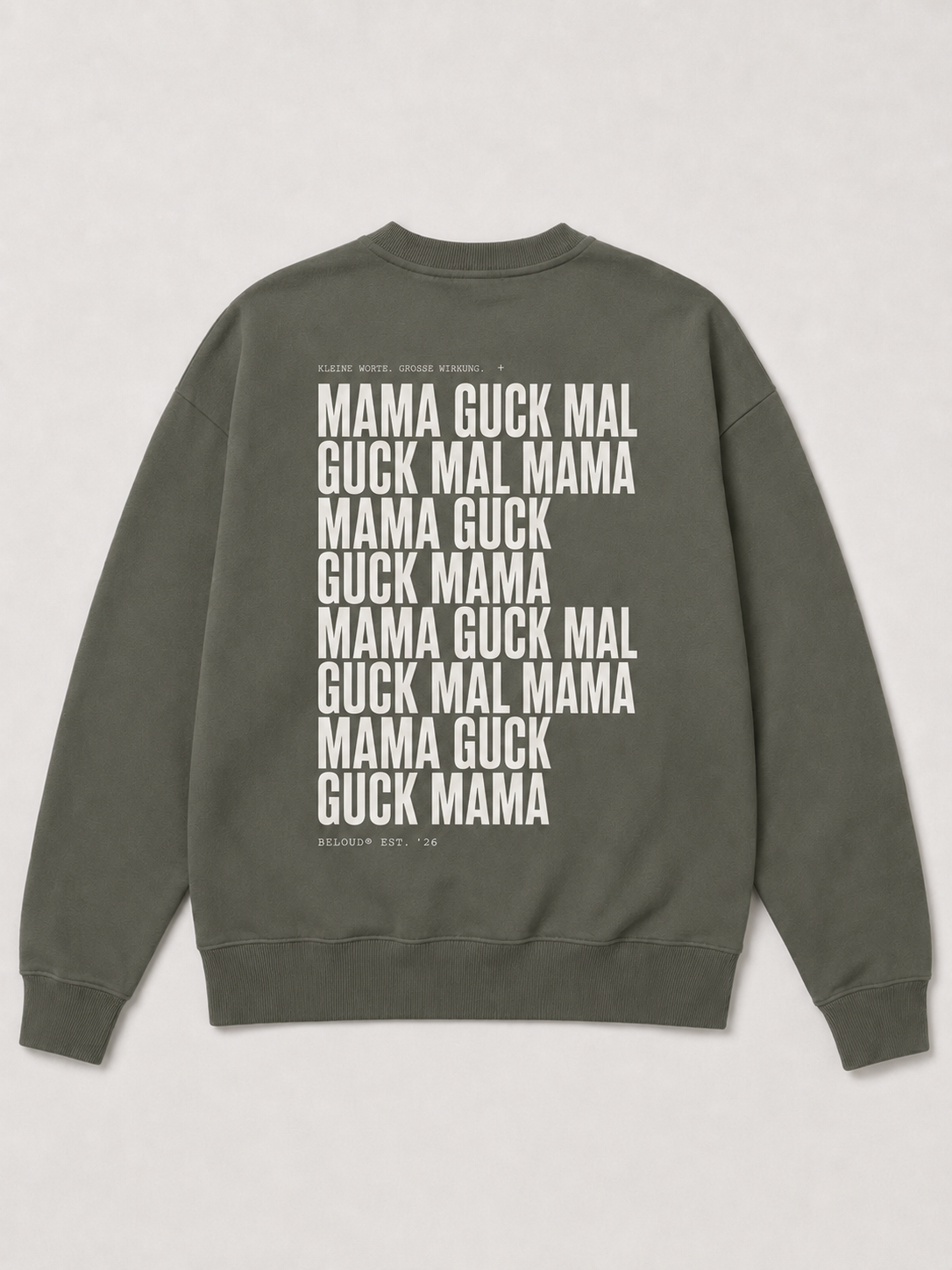 GUCK MAL MAMA Eltern Oversize Sweater