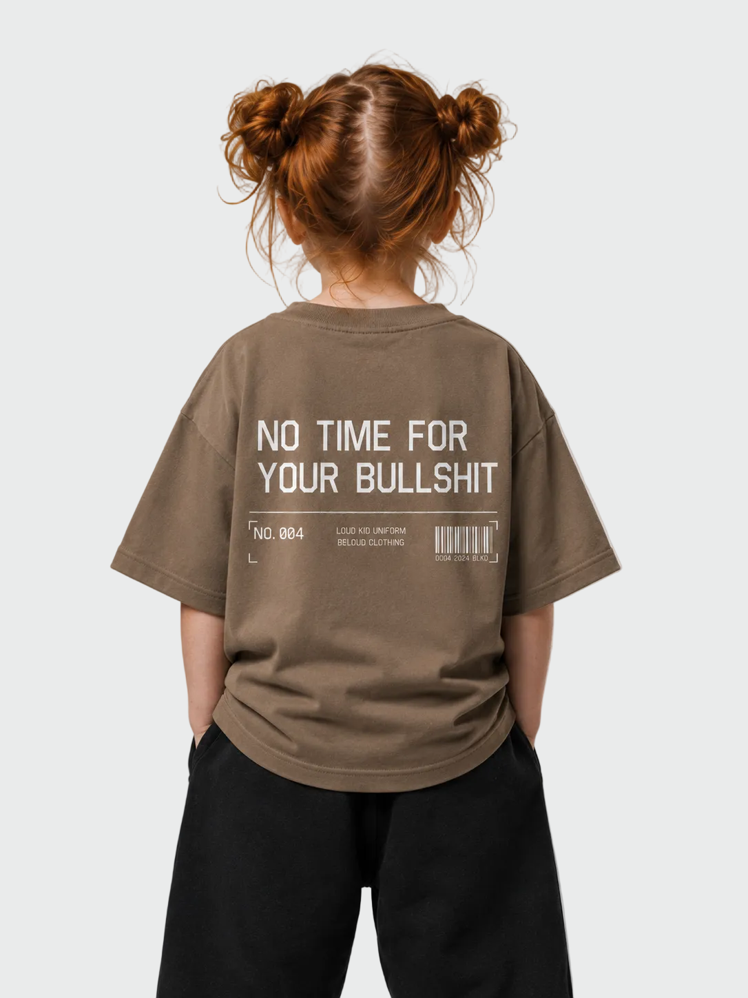 NO TIME FOR YOUR BULLSHIT Oversize Shirt