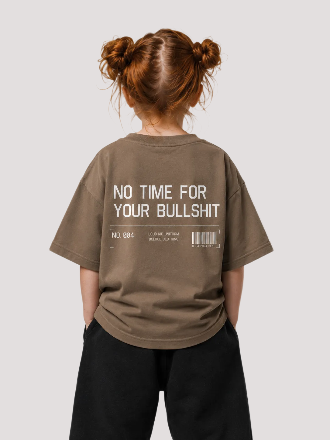 NO TIME FOR YOUR BULLSHIT Oversize Shirt