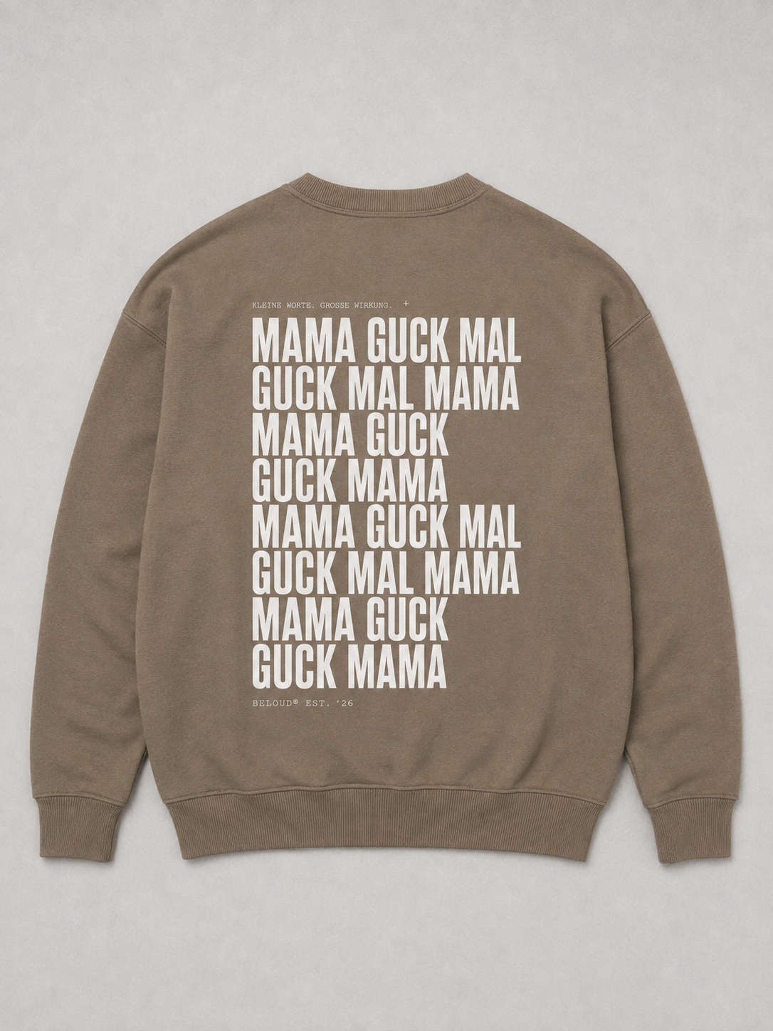 GUCK MAL MAMA Eltern Oversize Sweater