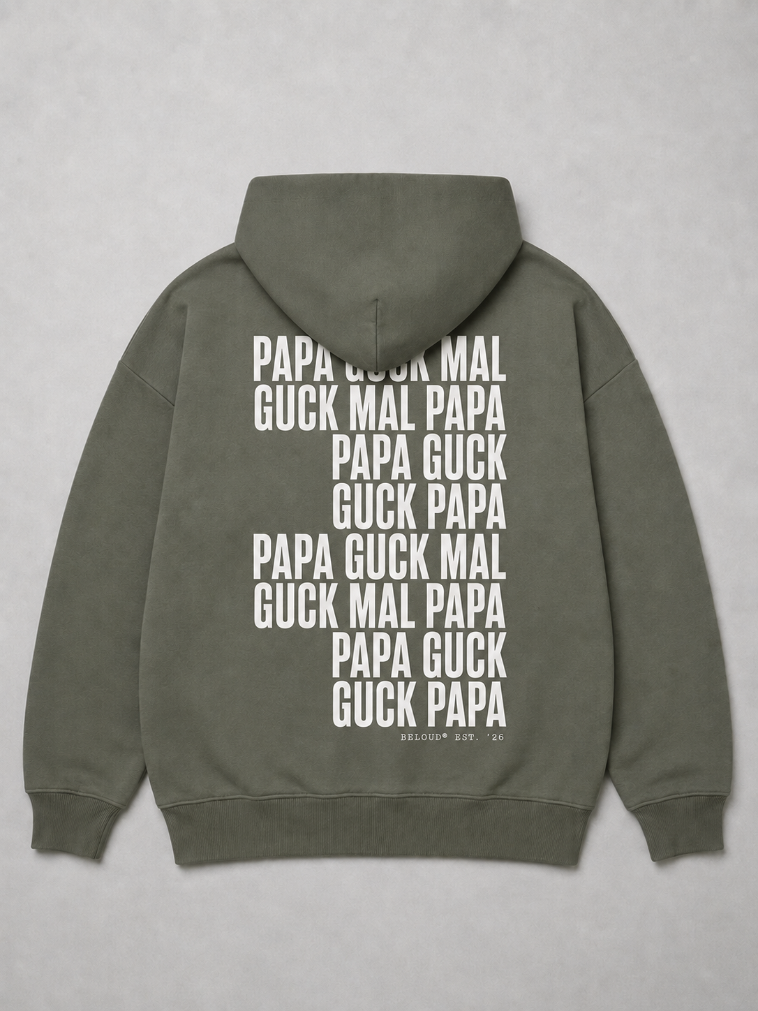 GUCK MAL PAPA Eltern Oversize Hoodie