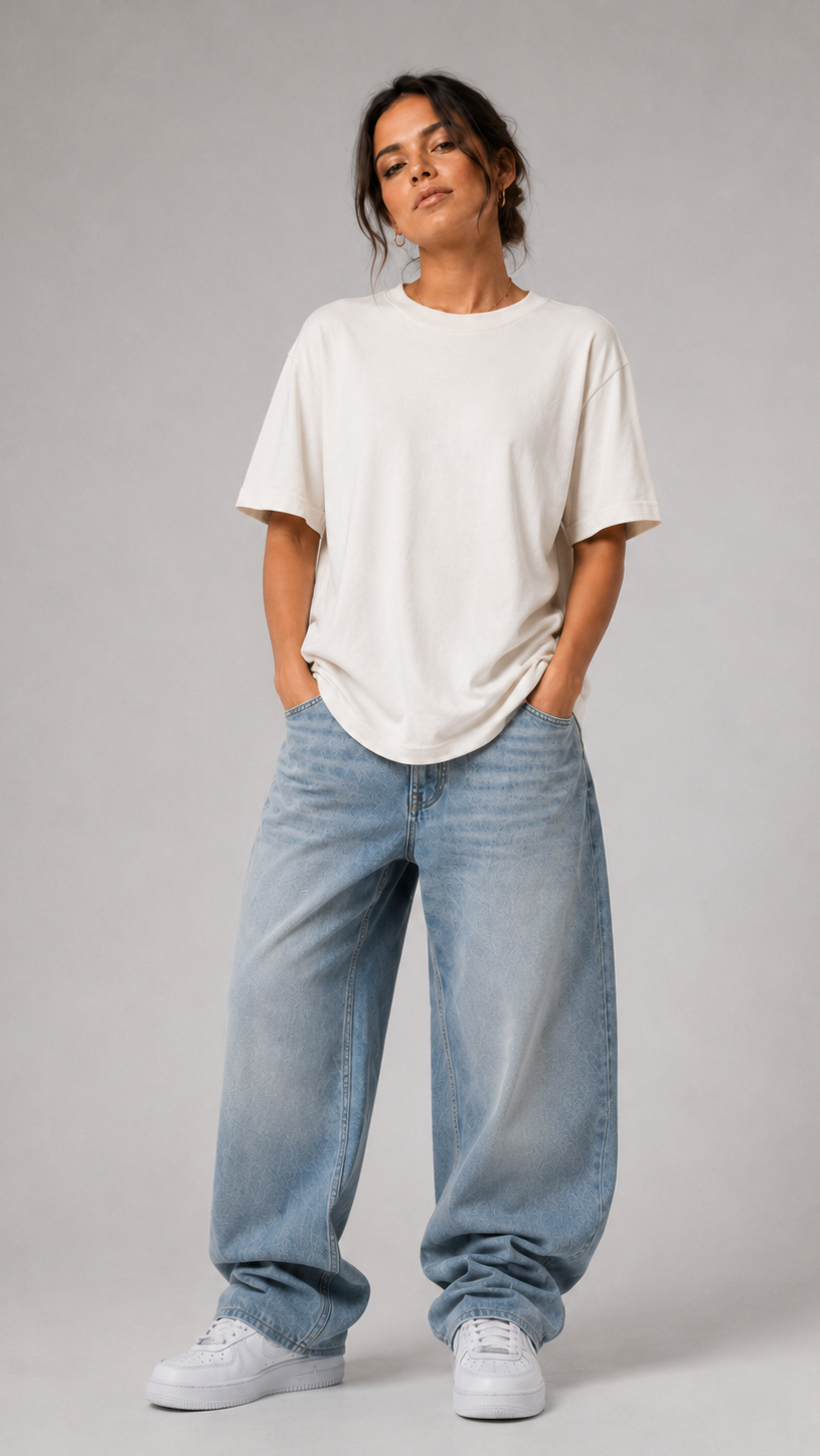 GUCK MAL MAMA Eltern Oversize Shirt