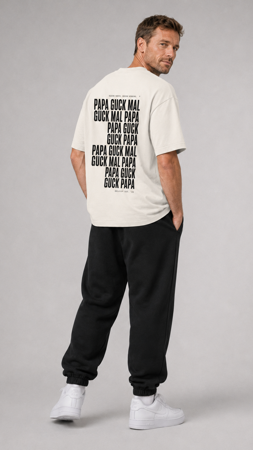 GUCK MAL PAPA Eltern Oversize Shirt