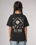 BIG MOOD Kids Shirt – Black – Rückenansicht Halfbody