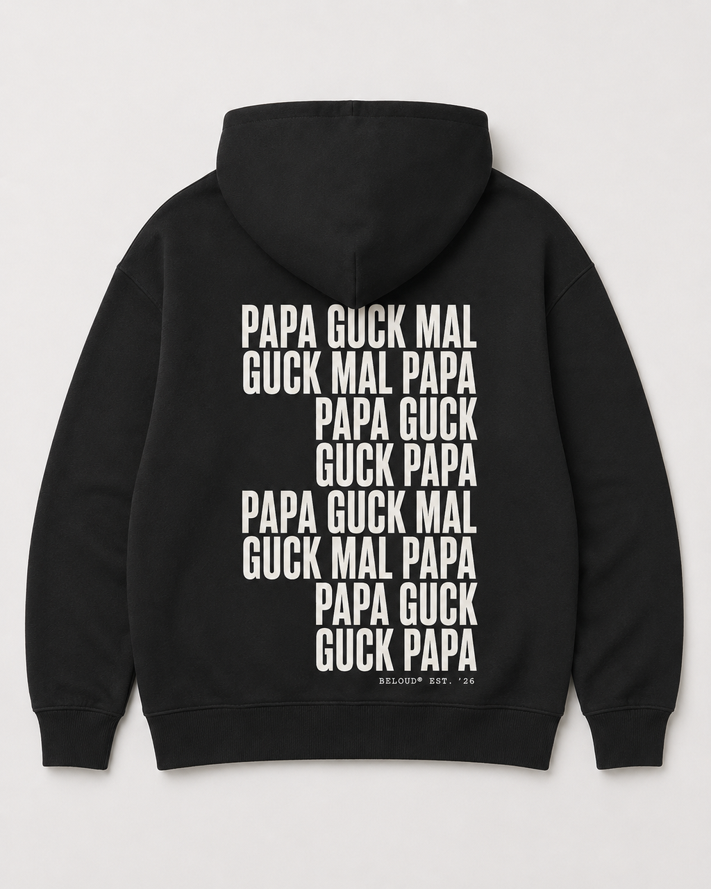 GUCK MAL PAPA Oversize Hoodie