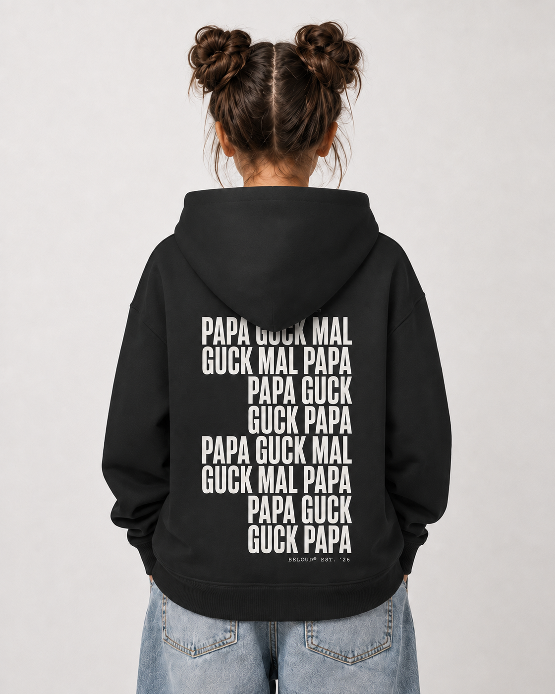 GUCK MAL PAPA Oversize Hoodie