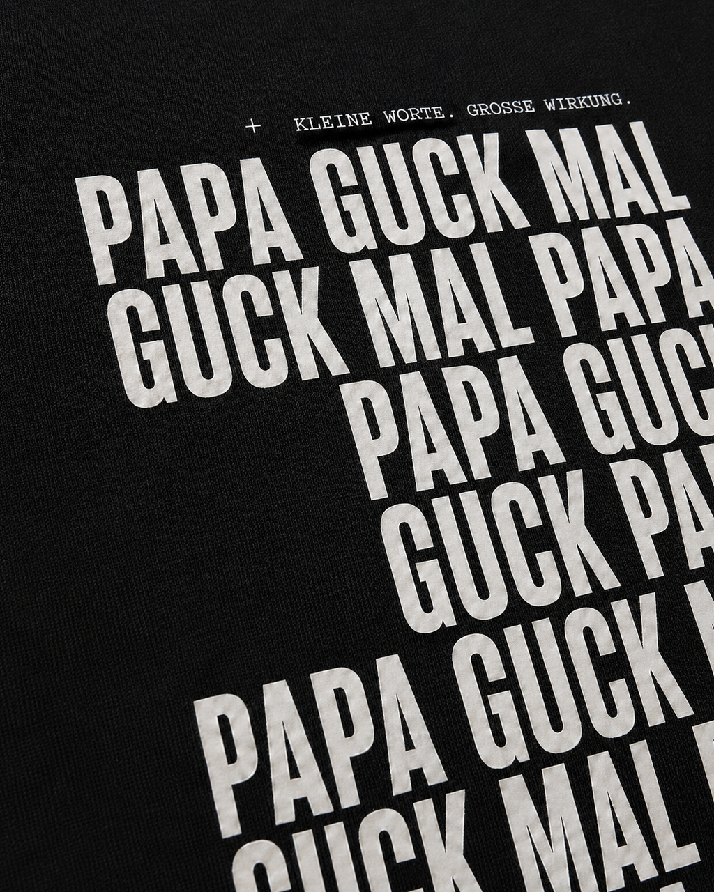 GUCK MAL PAPA Oversize Hoodie