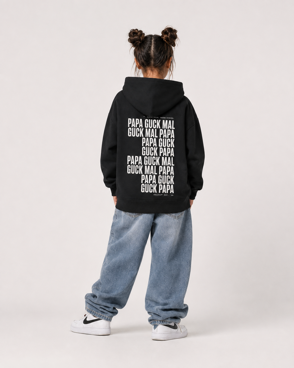 GUCK MAL PAPA Oversize Hoodie
