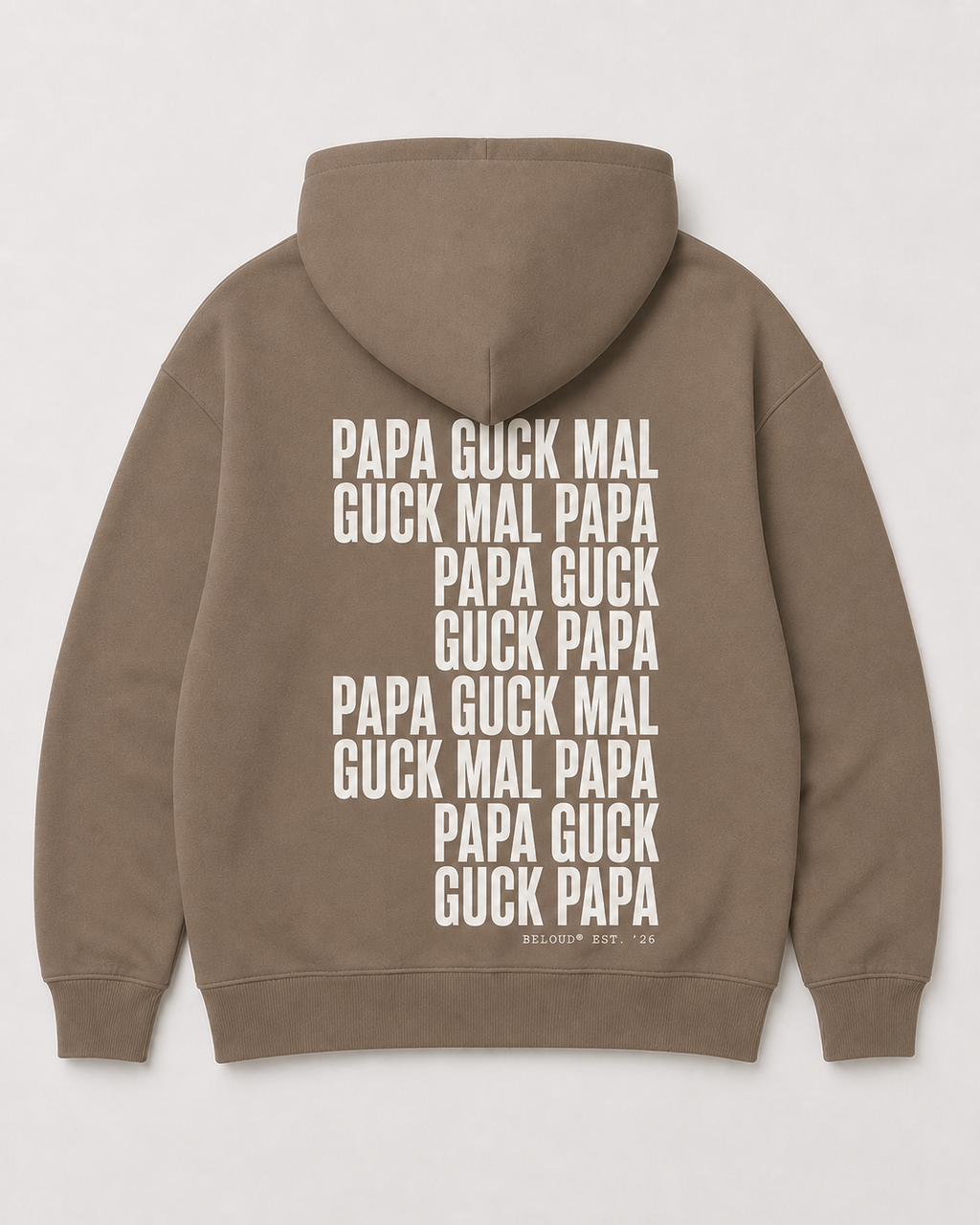 GUCK MAL PAPA Oversize Hoodie