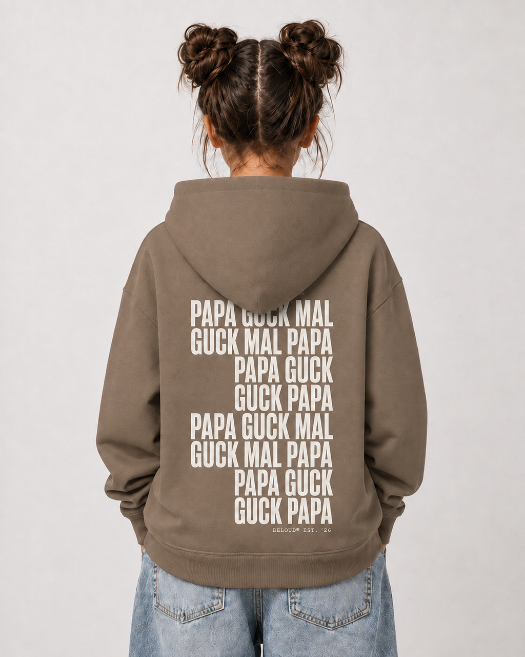 GUCK MAL PAPA Oversize Hoodie