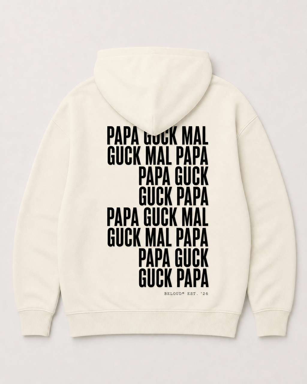 GUCK MAL PAPA Oversize Hoodie