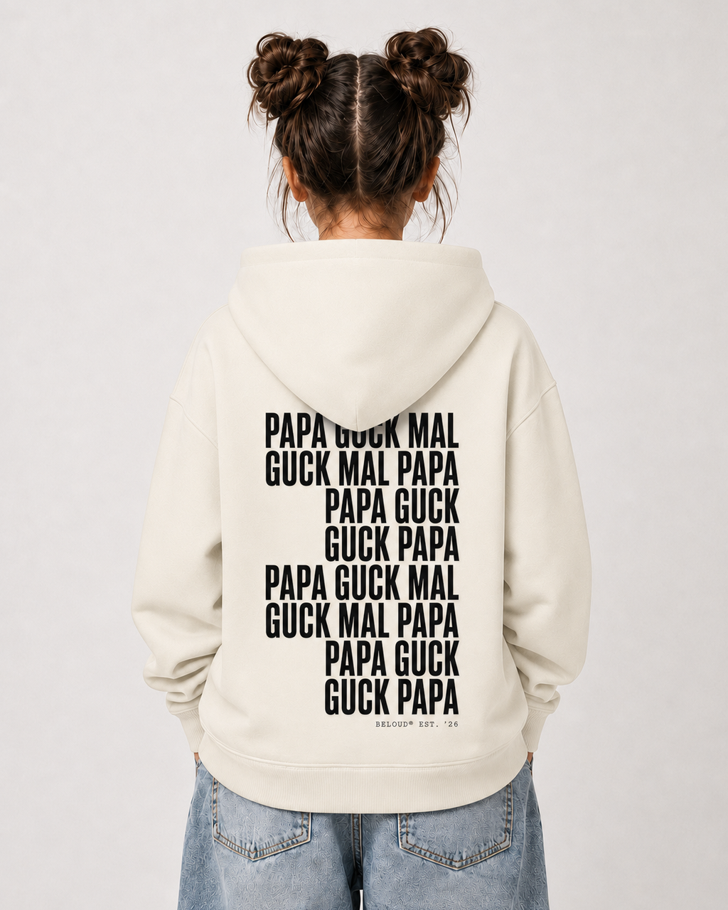 GUCK MAL PAPA Oversize Hoodie